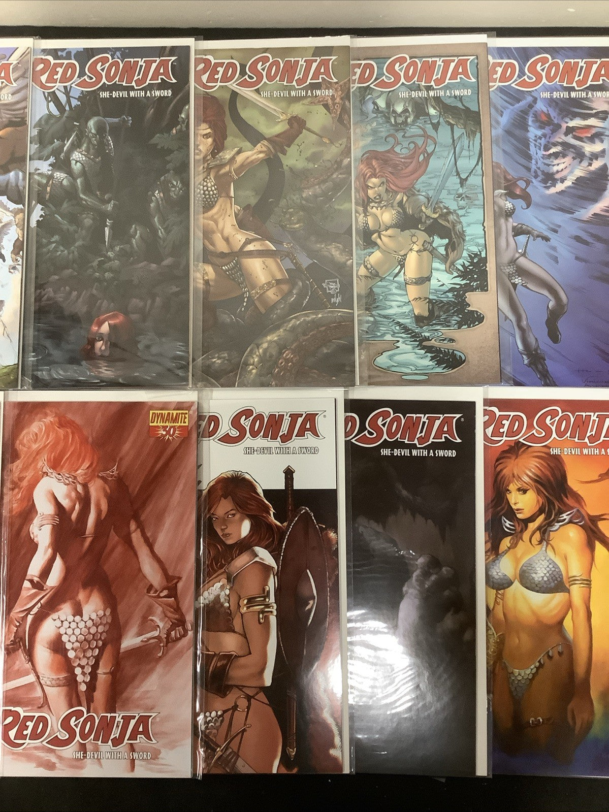 Red Sonja #1-50 + Annual #1-2 + Giant #1-2 + Cover Gallery #1 Comic Lot, See Pic