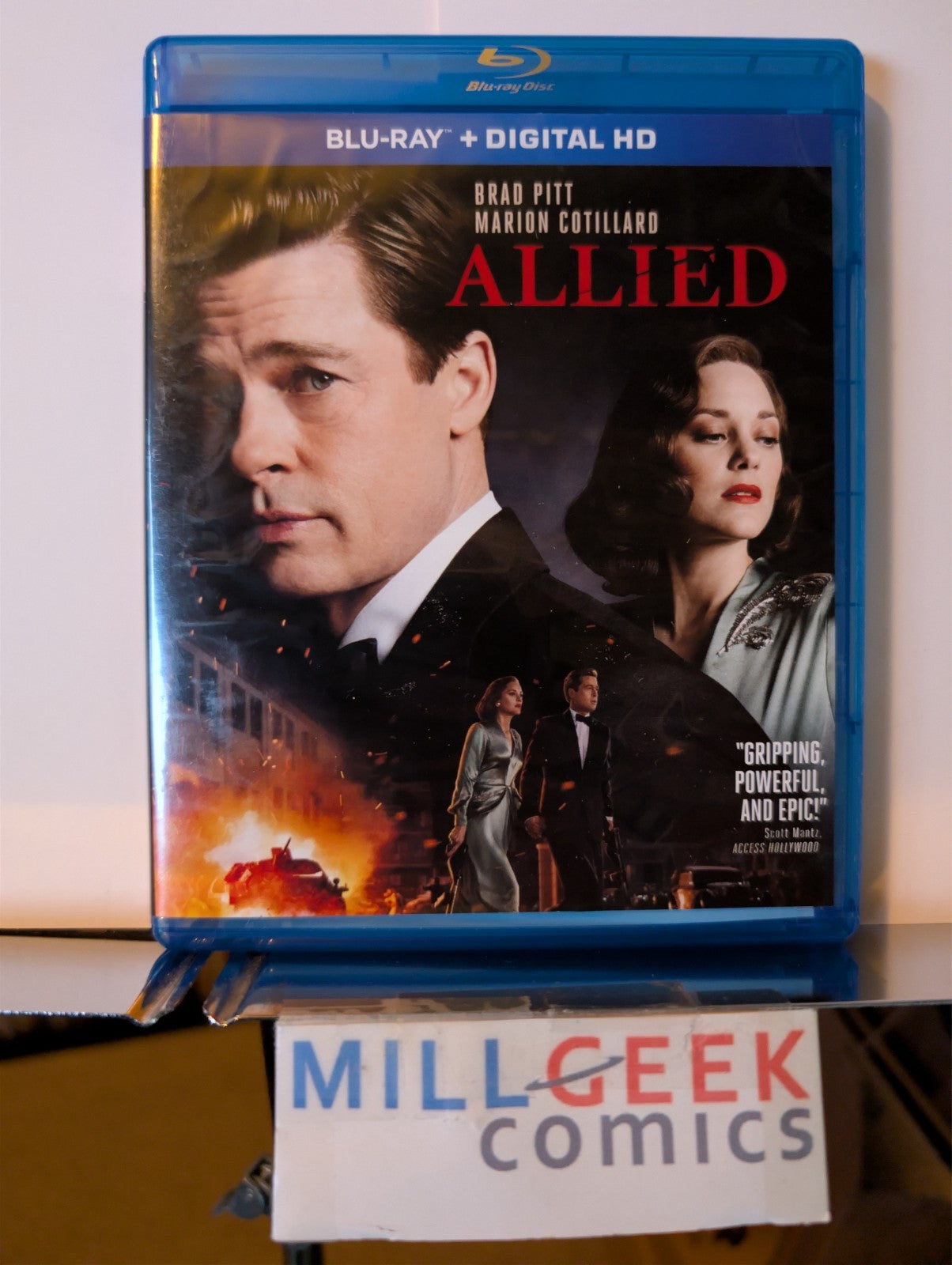 Allied, Brad Pitt & Marion Cotillard (Blu-Ray) -JD