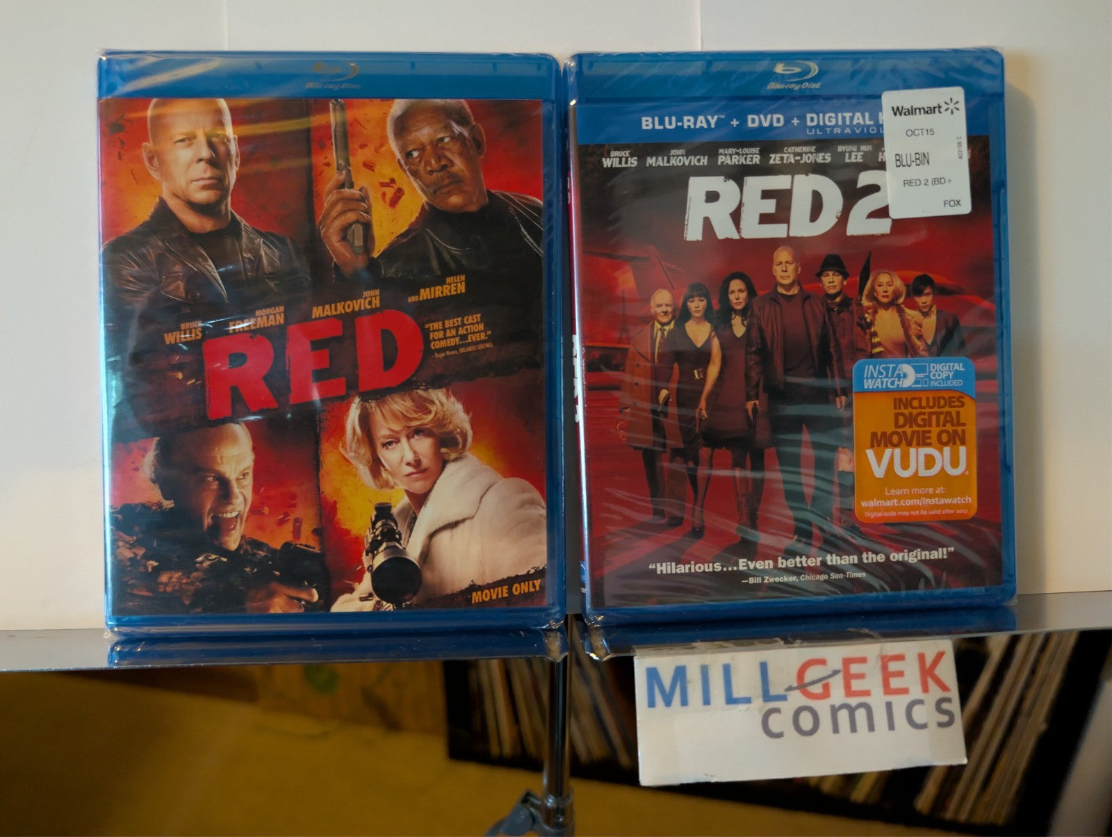 Red / Red 2, 2 Movie Set (Blu-ray) Brand New -JD