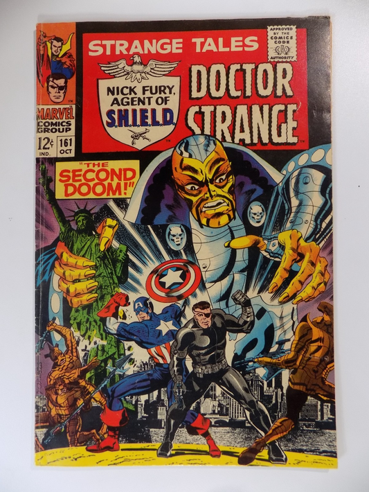 Strange Tales #161 Marvel Comic October 1967 Fine-