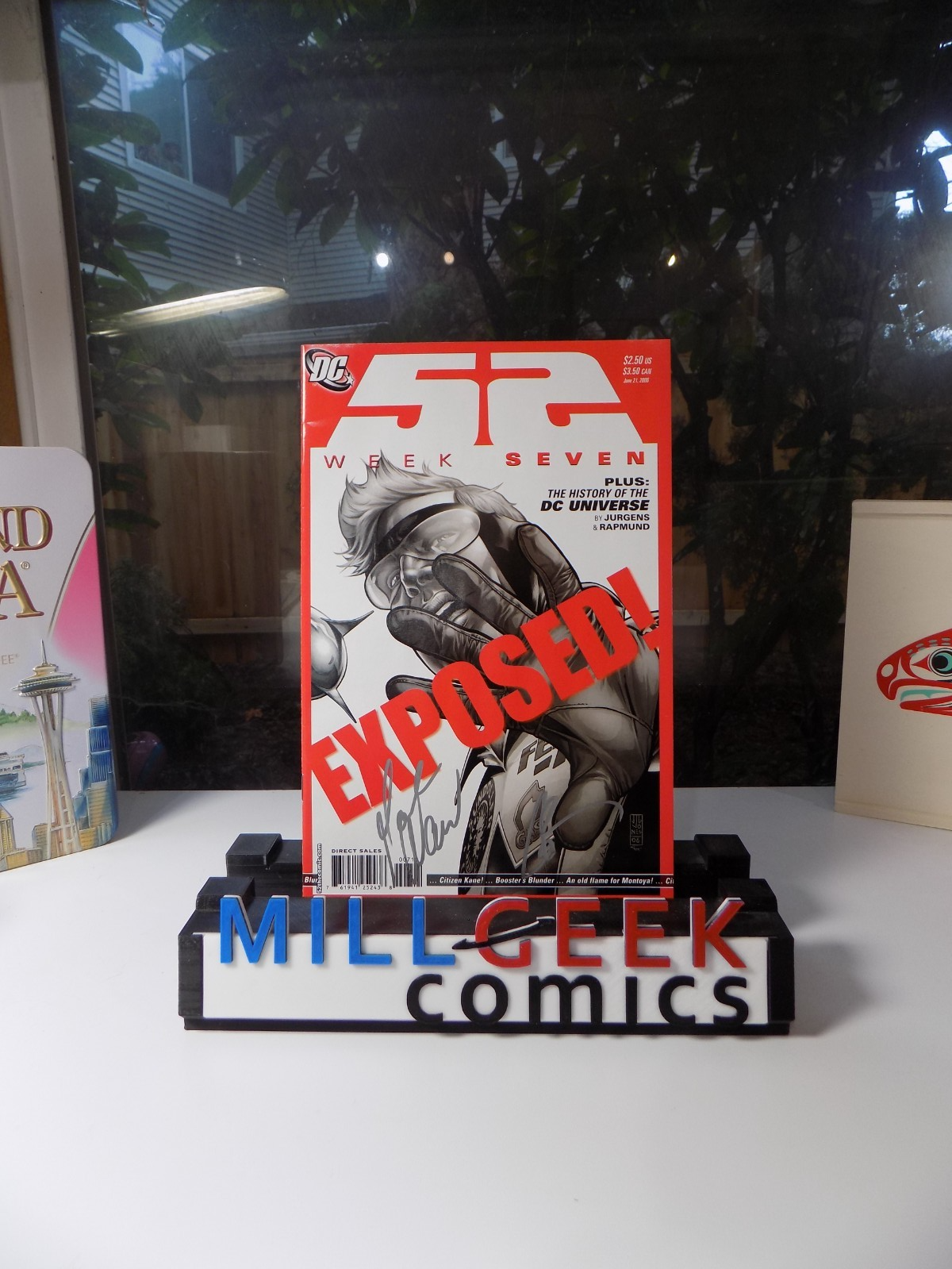 52 Week Seven DC Comic 1st Kate Kane 2006 Signed Waid & Rucka VF/NM