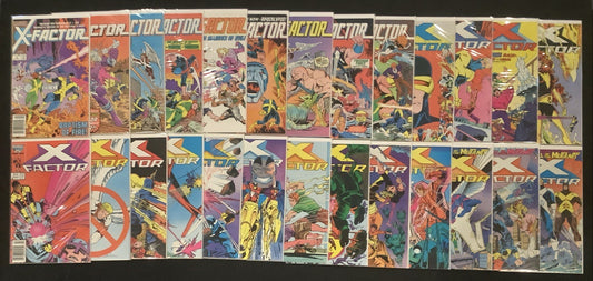 X-Factor #1-26 Comic Lot, 1st Cameo And Full Appearance Of Apocalypse, Marvel