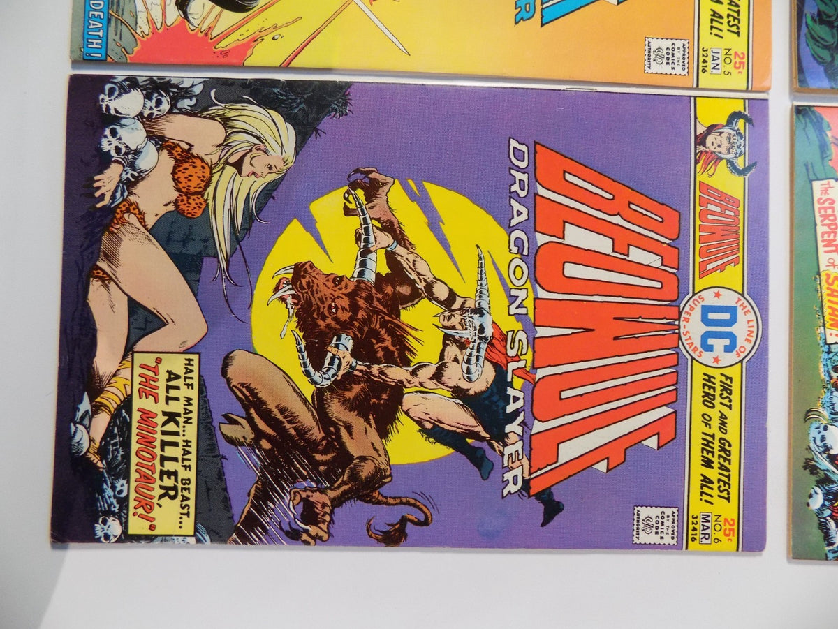 Beowulf Dragon Slayer #1-6 DC Comics May 1975-March 1976 Fine or Better