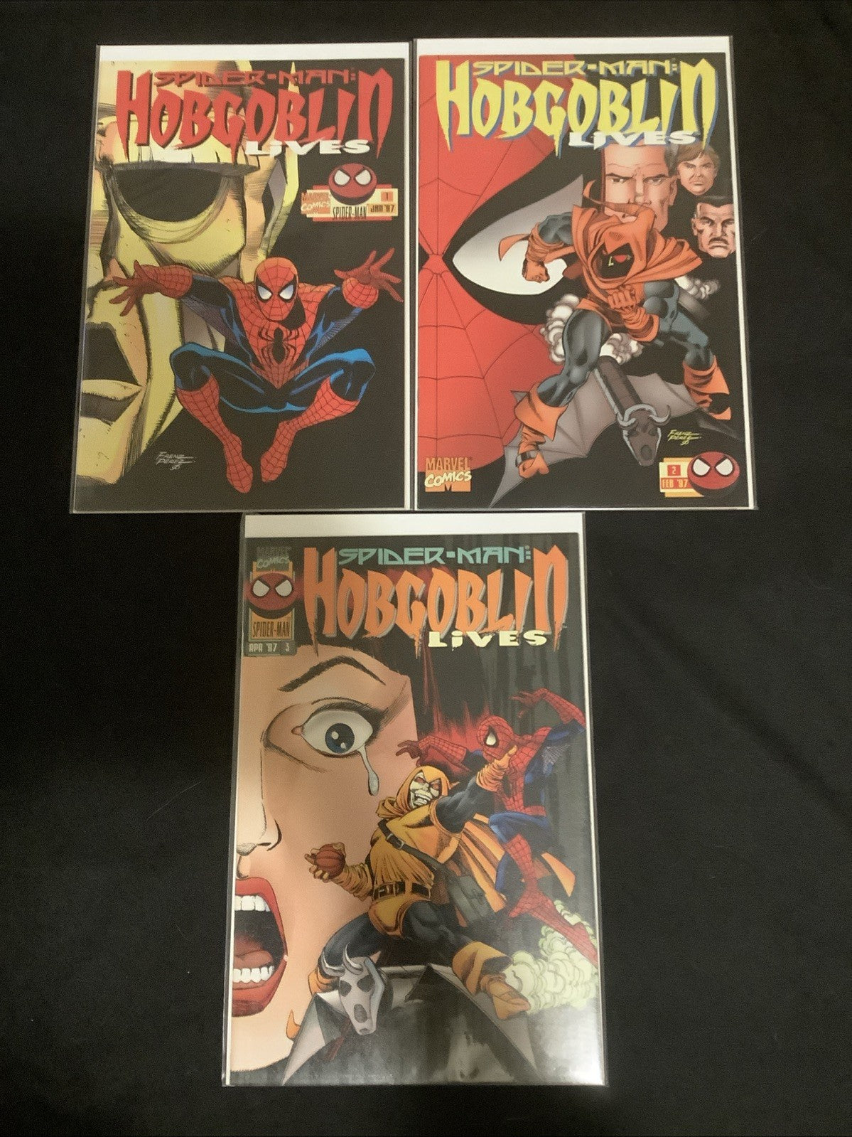 Spider-Man Hobgoblin Lives #1-3 Complete Comic Set, Marvel Comics, 1997
