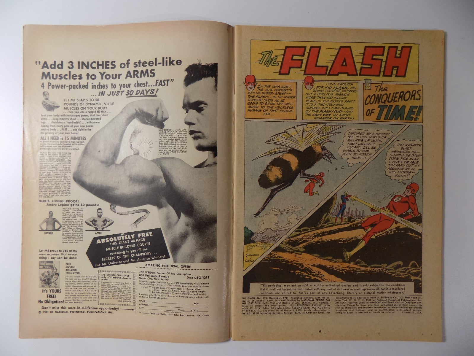 Flash #125 DC Comic December 1961 Fine+