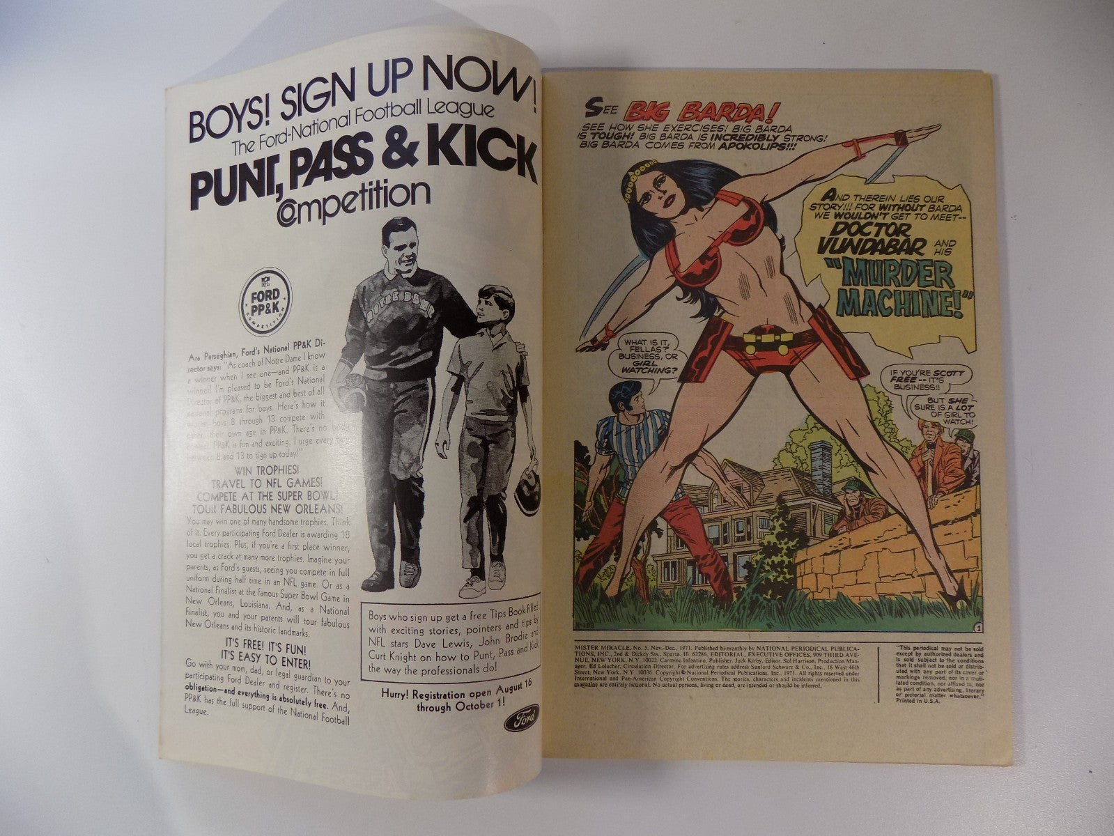 Mister Miracle #5 DC Comic December 1971 Very Fine