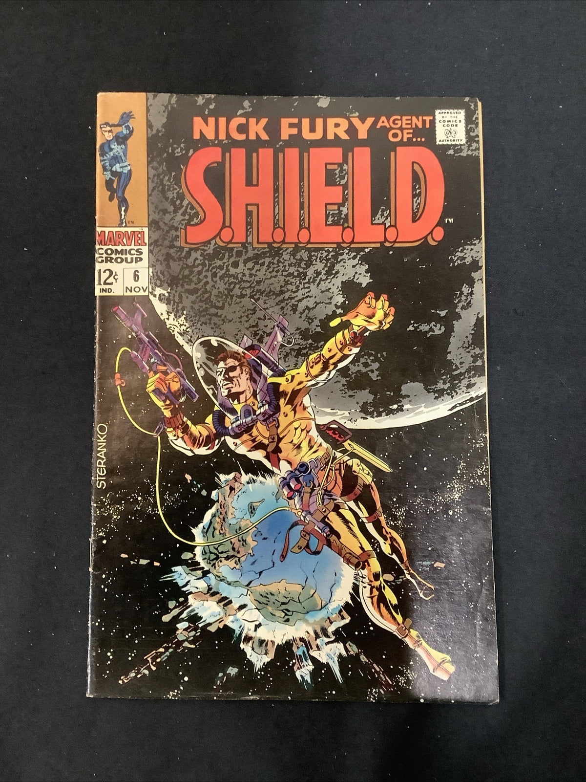 Nick Fury Agent Of Shield #6 (1968) F+ (6.5)  Jim Steranko, “Doom Must Fall”