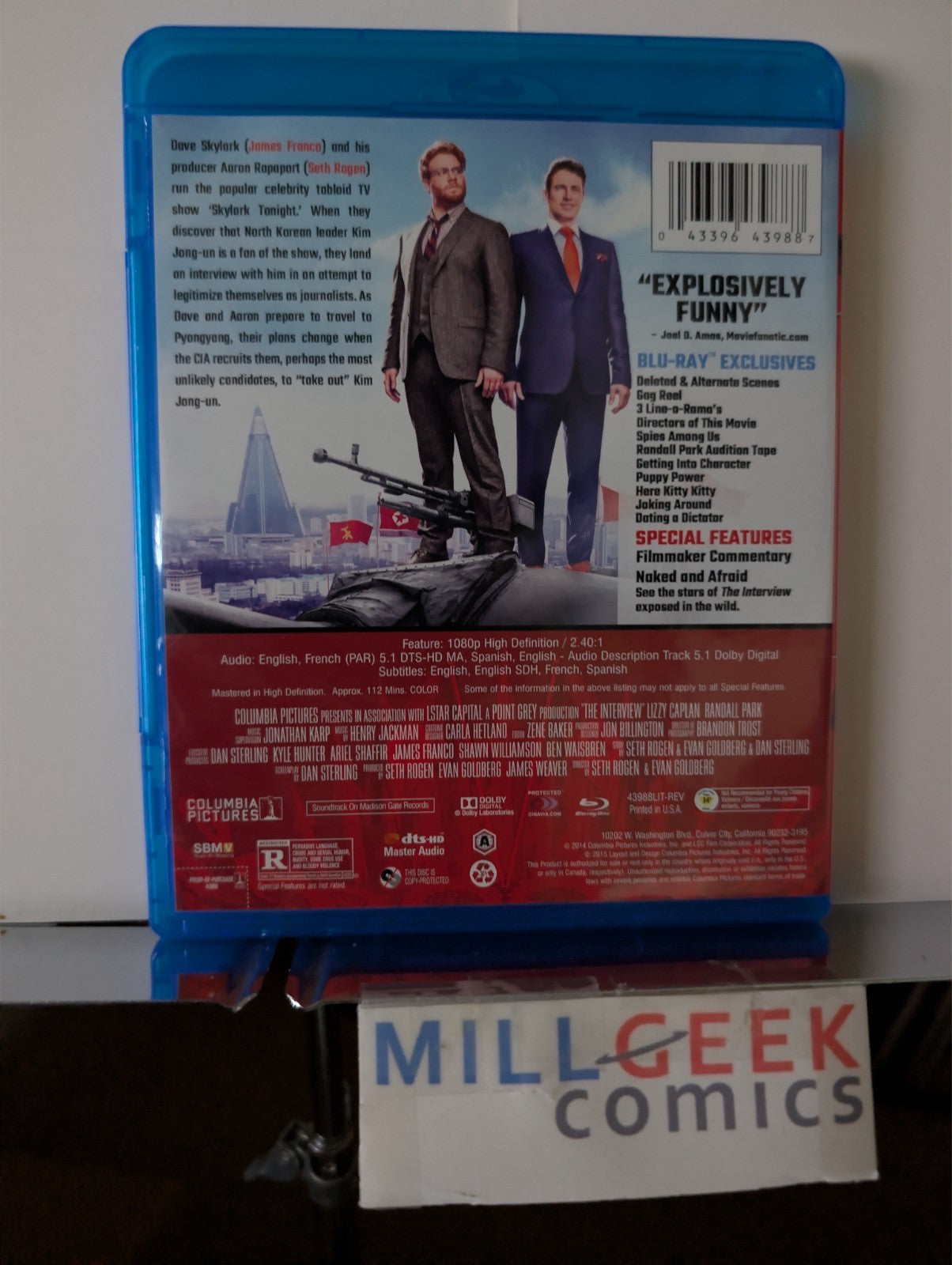 The Interview / The Dictator, Set of 2 Comedy Movies (Blu-ray) -JD