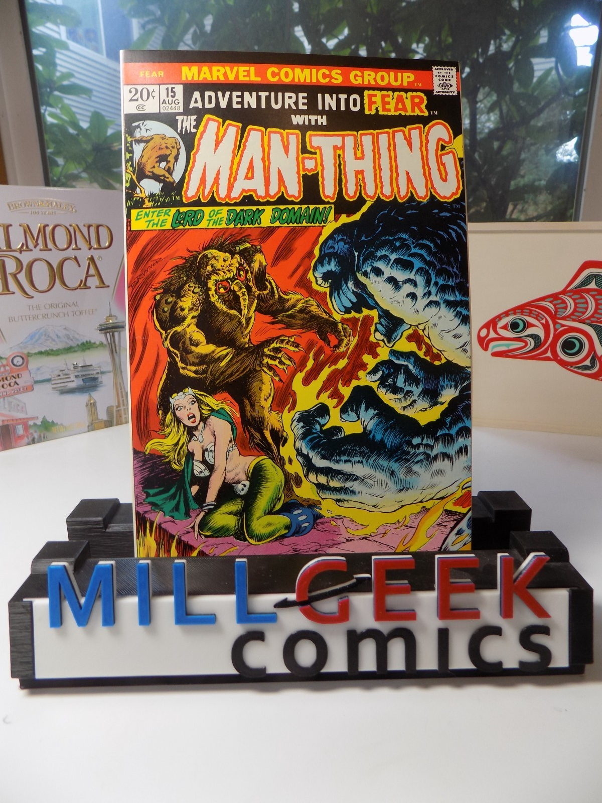 Adventure Into Fear #15 Man-Thing Marvel Comic August 1973 Very Fine/Near Mint
