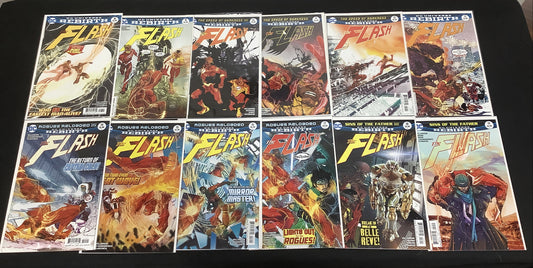 The Flash #8-19 Comic Lot, DC Rebirth, Wallace R. West As Kid Flash, Williamson