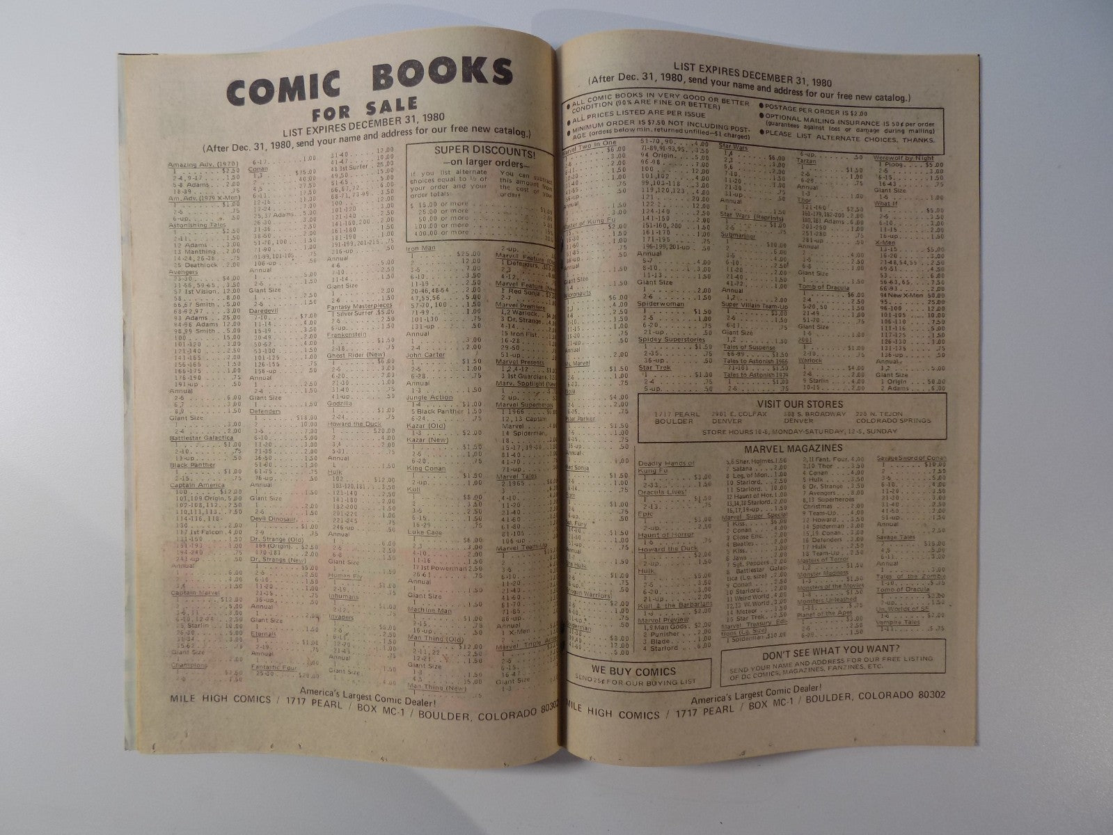 Amazing Spider-Man #209 Marvel Comic Very Fine+ October 1980