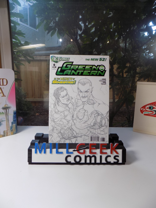 Green Lantern #6 April 2012 Near Mint- 1:200 Sketch Variant
