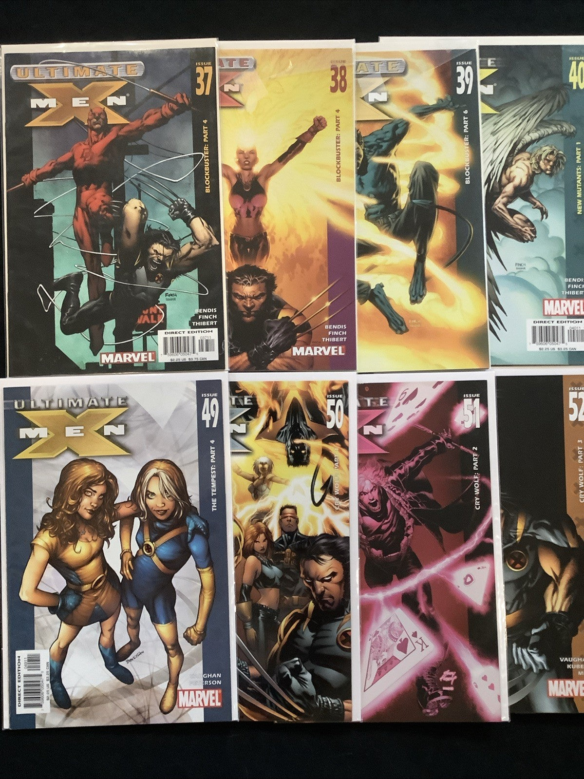 Ultimate X-Men #37-60 Comic Lot, Marvel Comics, Brian K. Vaughan, 2003