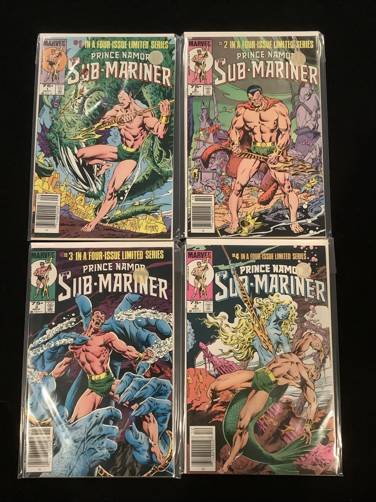 Prince Namor the Sub-Mariner #1-4 Complete Comic Set, Marvel, J.M. DeMatteis