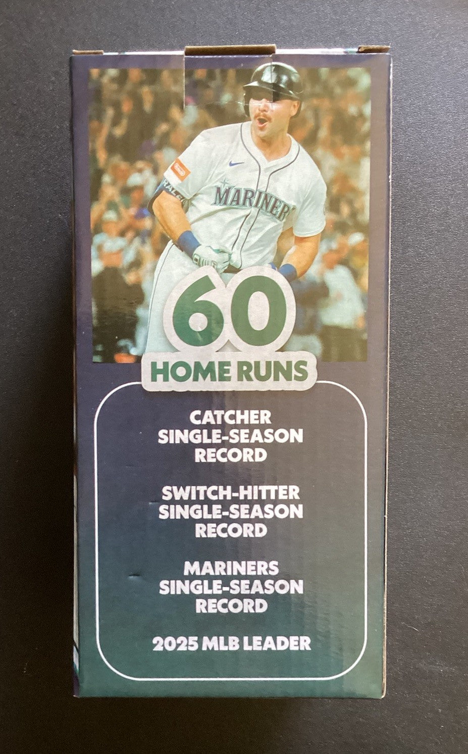 Seattle Mariners, Cal Raleigh,  60 Home Runs, Bobblehead- 6/28/26 -NIB!