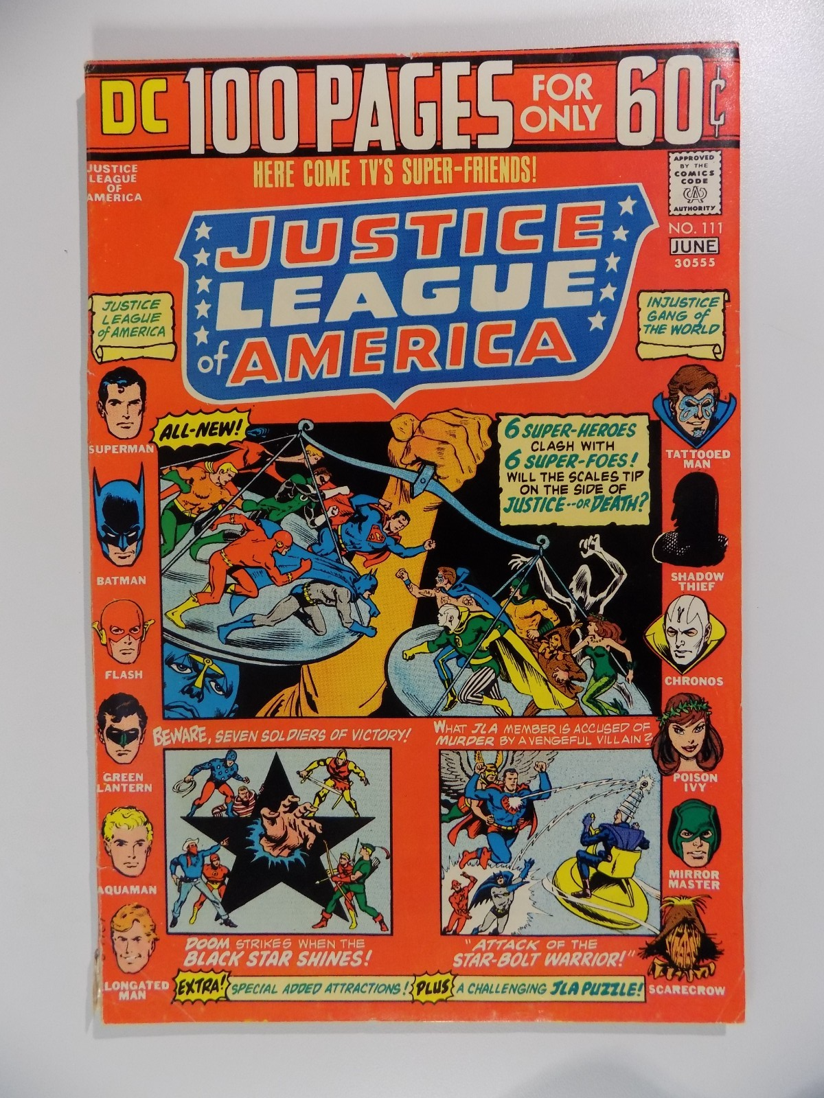 Justice League of America #111 DC Comic June 1974 Fine/Very Fine
