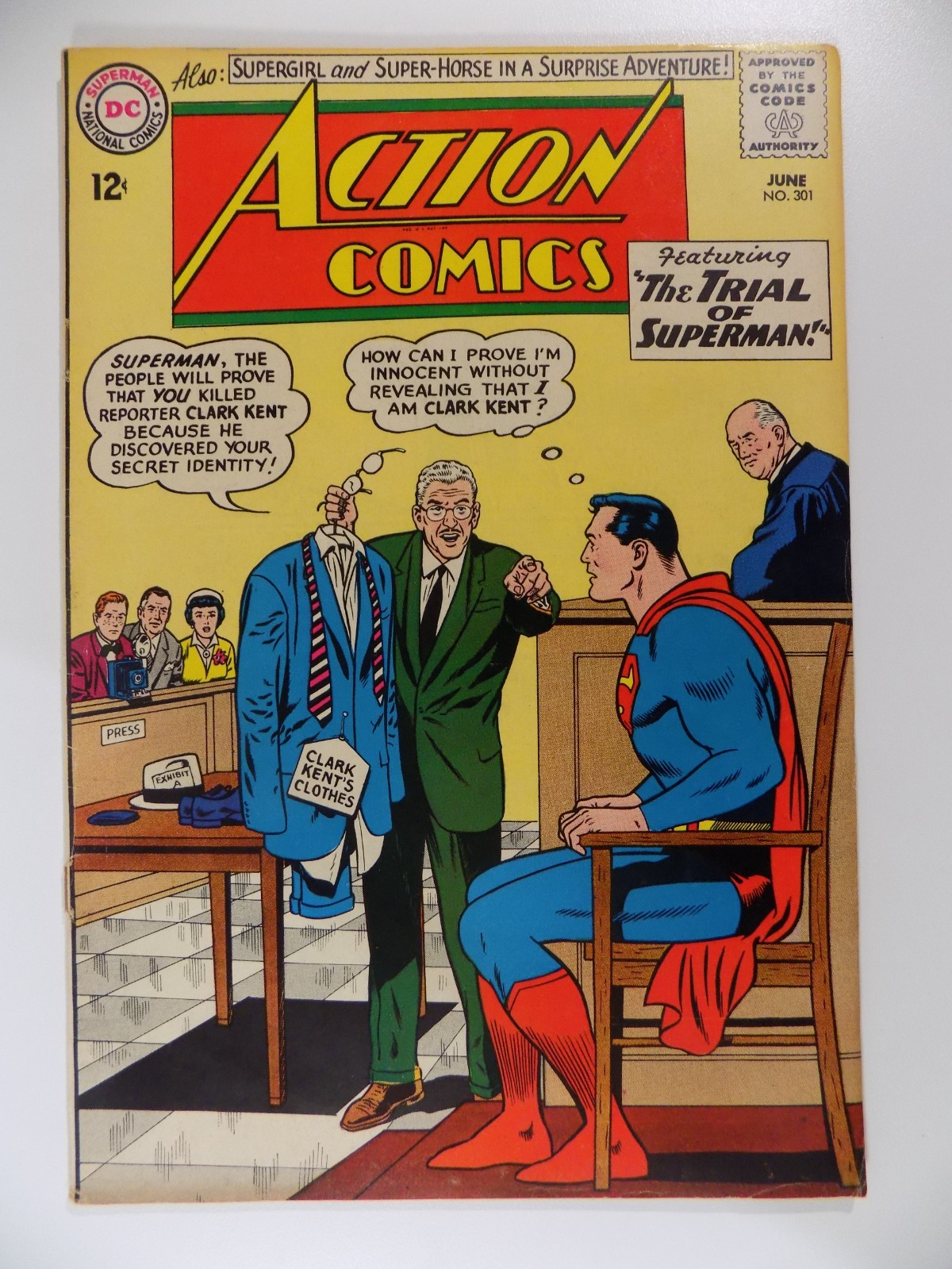 Action #301 DC Comic June 1963 Fine