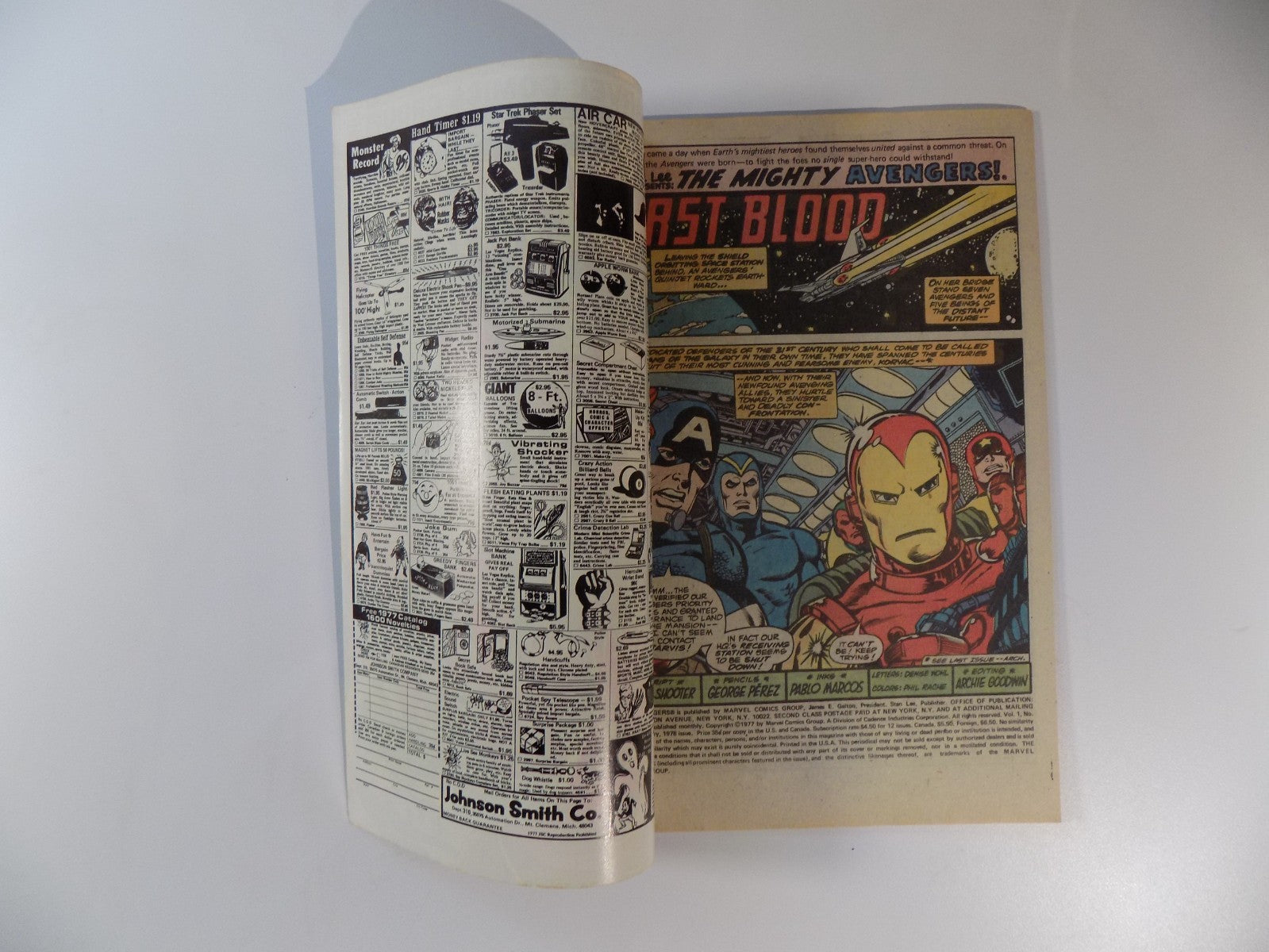 Avengers #168 Marvel Comic February 1978 Very Fine