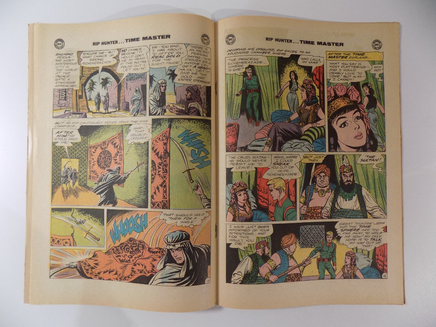 Rip Hunter Time Master #21 DC Comic August 1964 Very Fine-