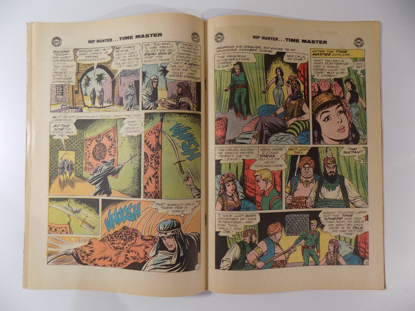 Rip Hunter Time Master #21 DC Comic August 1964 Very Fine-