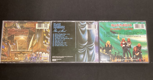 Iron Maiden 3 CD import lot (LIKE NEW) -JD
