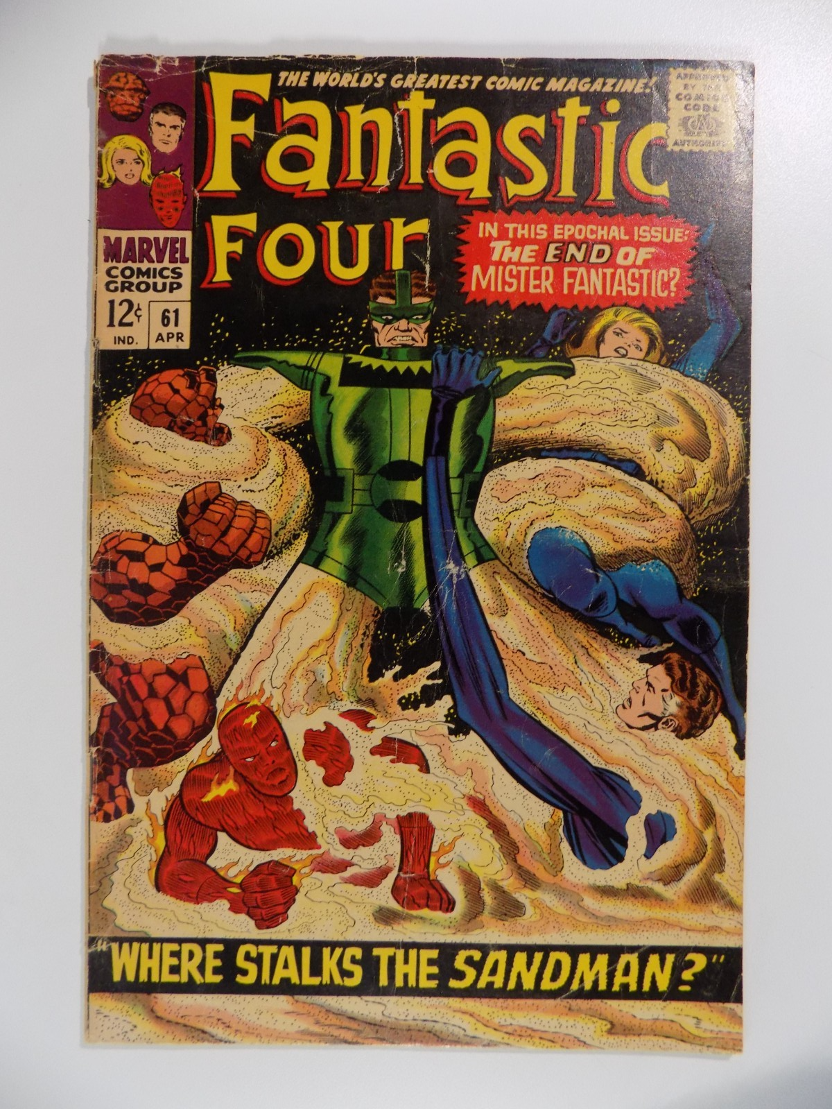 Fantastic Four #61 Marvel Comic April 1967 Very Good/Fine