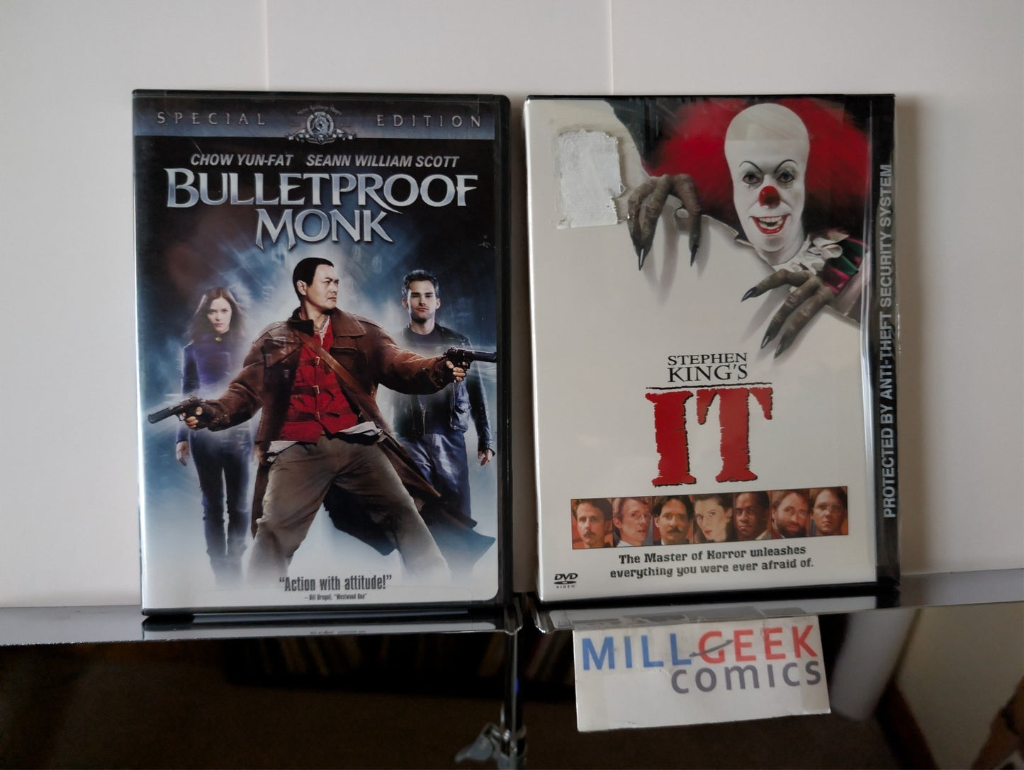 Bulletproof Monk / Stephen King's It (1990), 2 Movie Set (DVD) Like New -JD