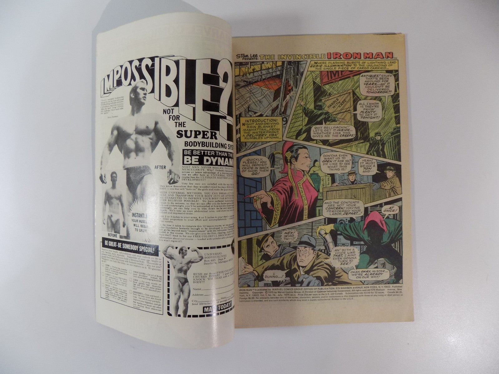 Iron Man #76 Marvel Comic July 1975 Very Fine-