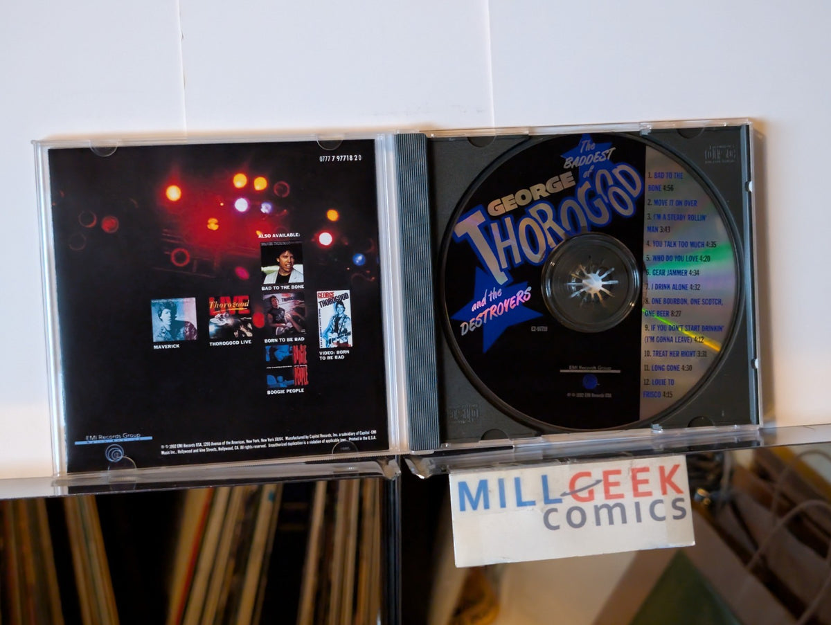 George Thorogood / Eric Clapton / The Cars - Greatest Hits (CD 1987) Like New-JD