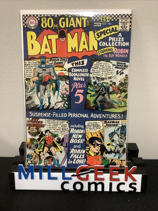 Batman #185 (October 1966) VG (4.0) 80 Page Giant