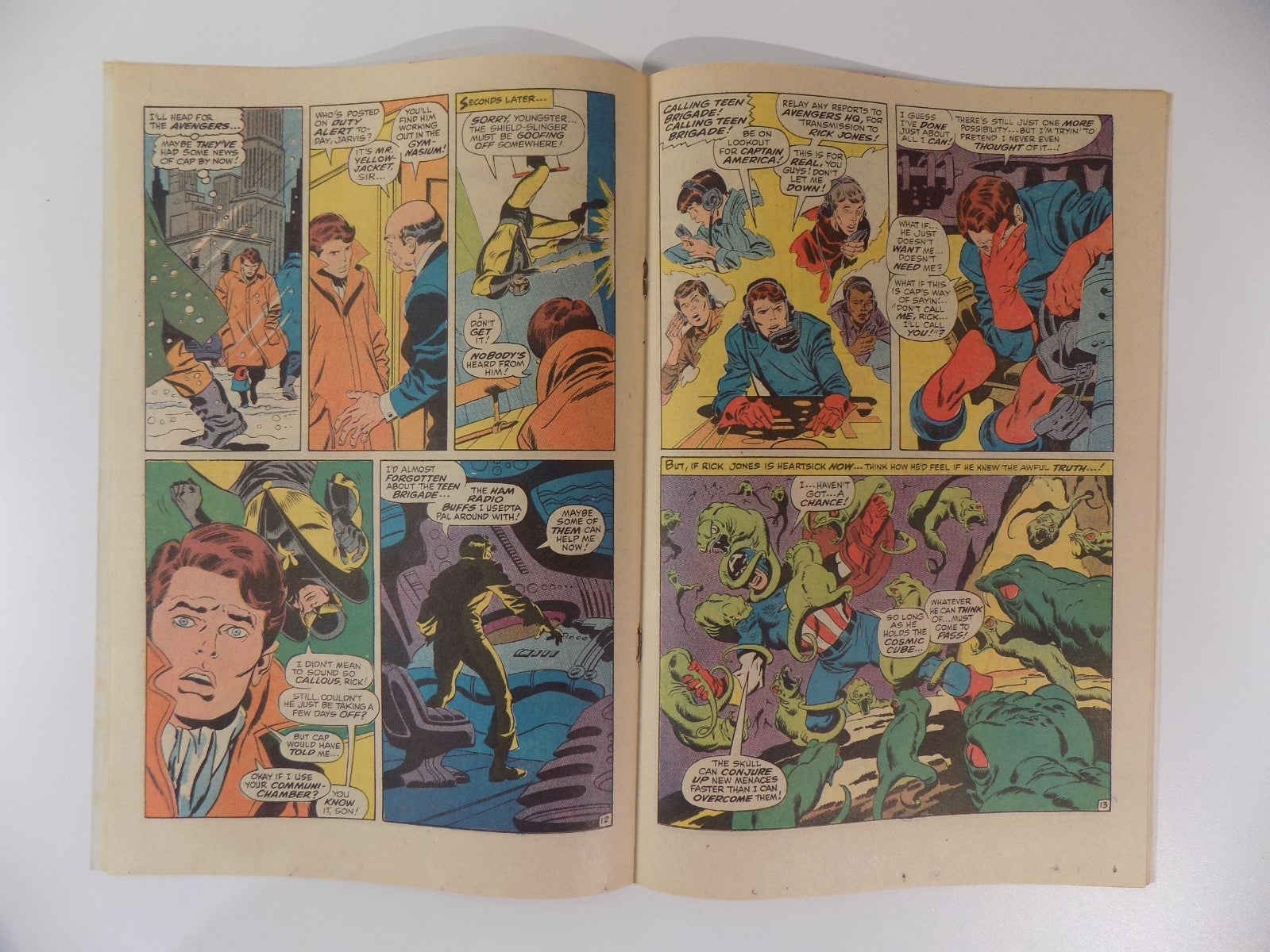 Captain America #115 Marvel Comic July 1969 Fine+