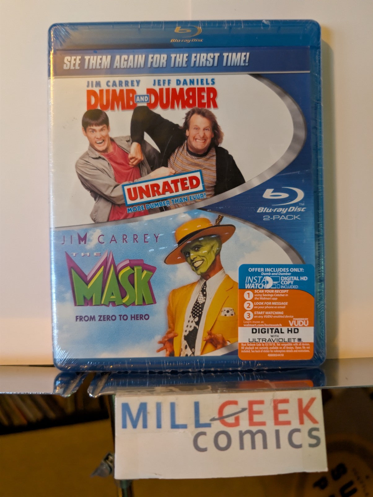 Dumb and Dumber / The Mask, Double Feature (Blu-ray) -JD