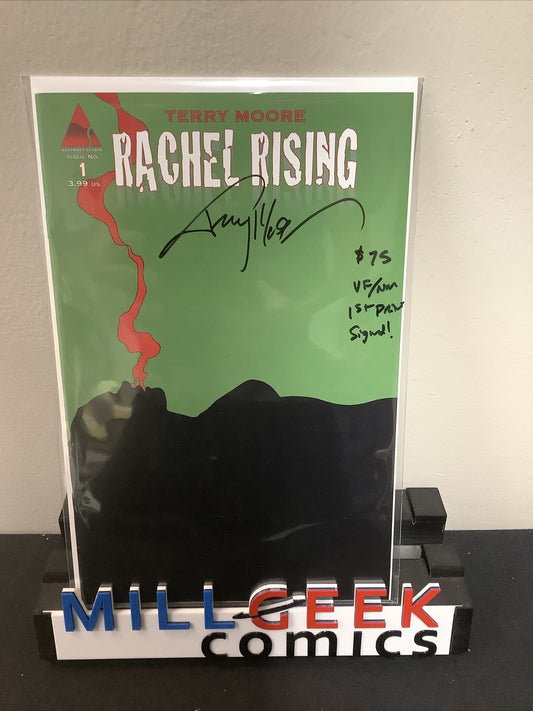 RACHEL RISING #1, VF/NM (9.0) First Print, Signed By Terry Moore, Abstract