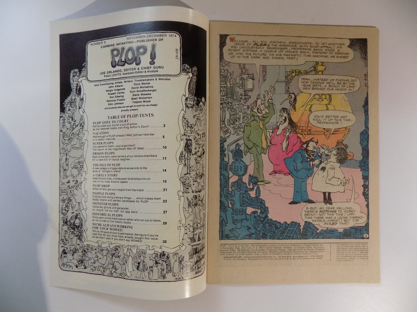 Plop! #8 DC Comic December 1974 Very Fine/Near Mint