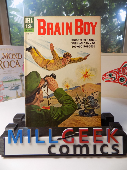 Brain Boy #5 Dell Comic June-August 1963 Fine/Very Fine