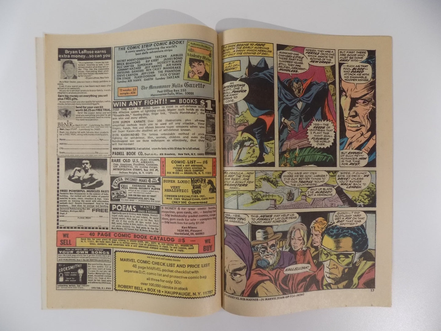 Tomb of Dracula #13 Marvel Comic October 1973 Very Fine+