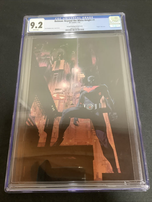 Batman: Beyond the White Knight #1, CGC Graded 9.2 (NM-) 2nd Print Virgin Foil