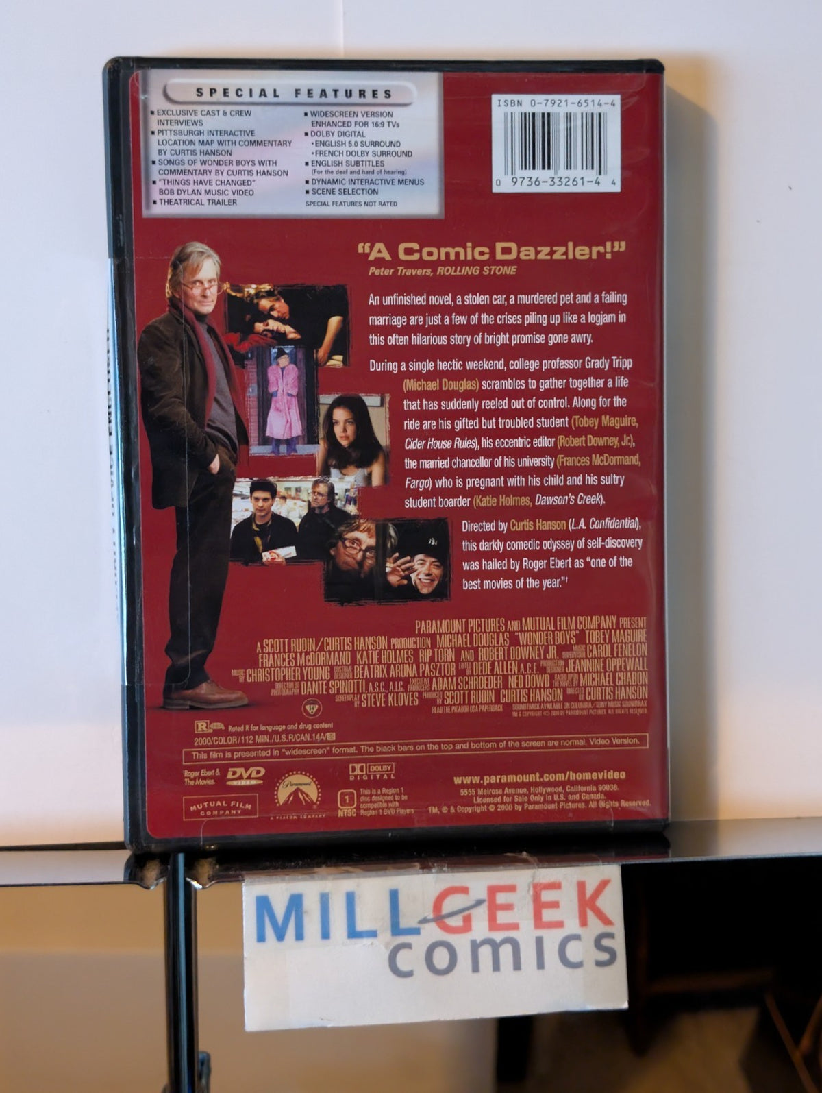 Wonder Boys - Michael Douglas (DVD, 2001 Widescreen) -JD