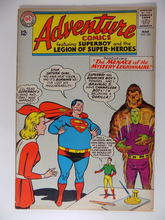 Adventure Comics #330 DC Comic Very Fine- March 1965