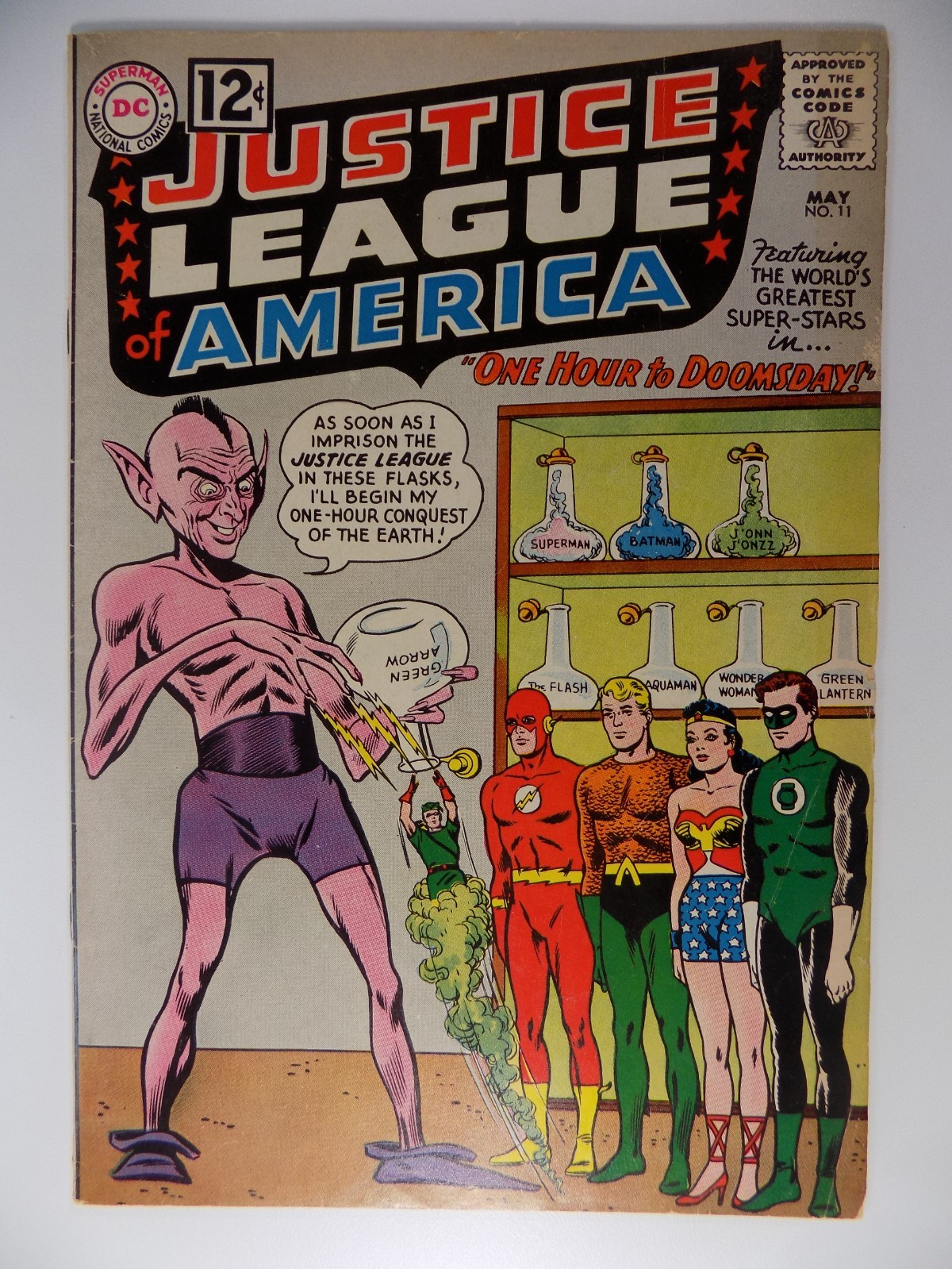 Justice League of America #11 DC Comic May 1962 Fine+