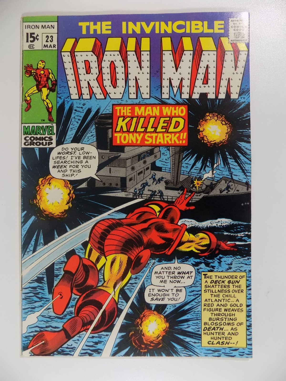 Iron Man #23 Marvel Comic March 1970 Very Fine-