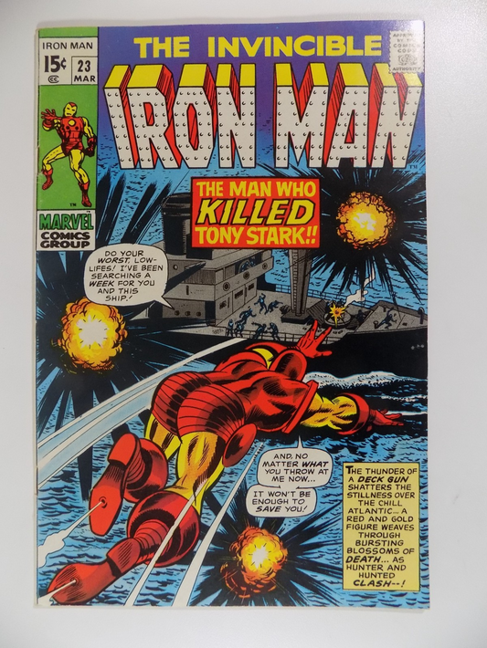 Iron Man #23 Marvel Comic March 1970 Very Fine-