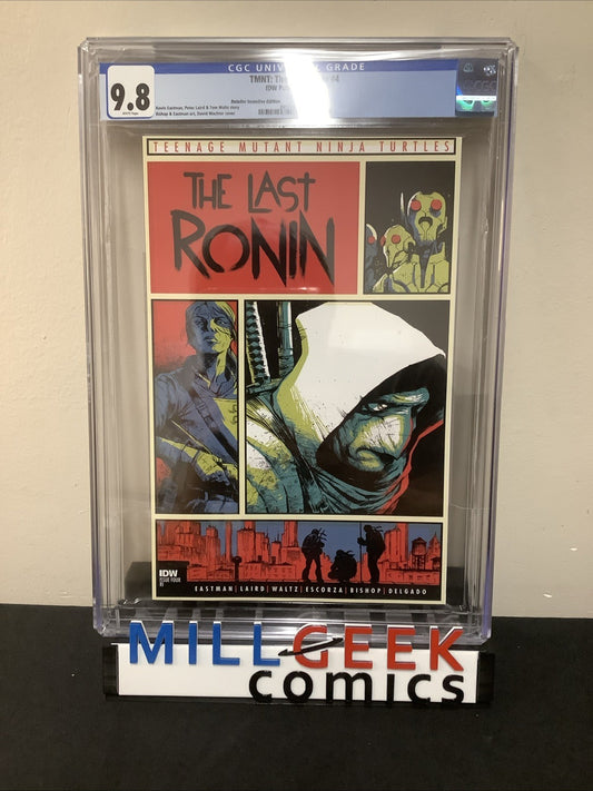 TMNT: The Last Ronin #4 (IDW) CGC Graded 9.8 (NM/M) RI 1:10 David Watcher Cover