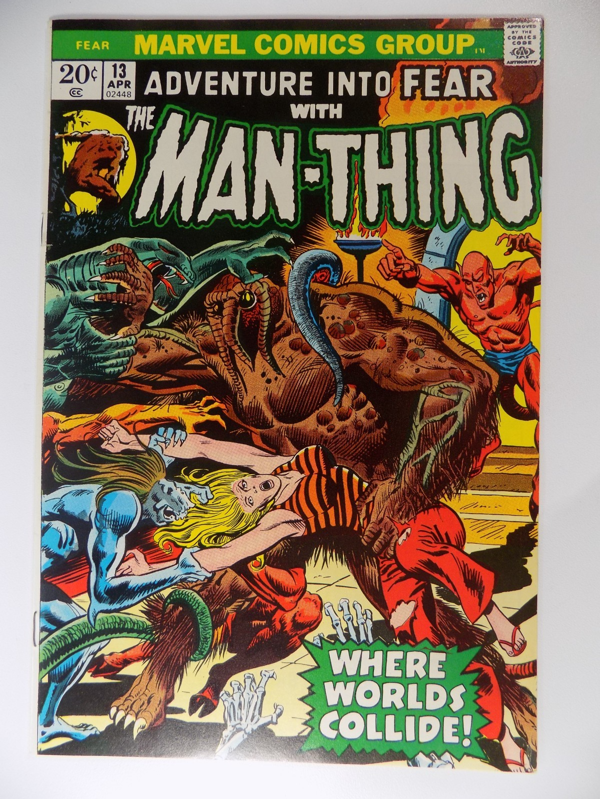 Adventure Into Fear #13 Marvel Comic April 1973 Very Fine