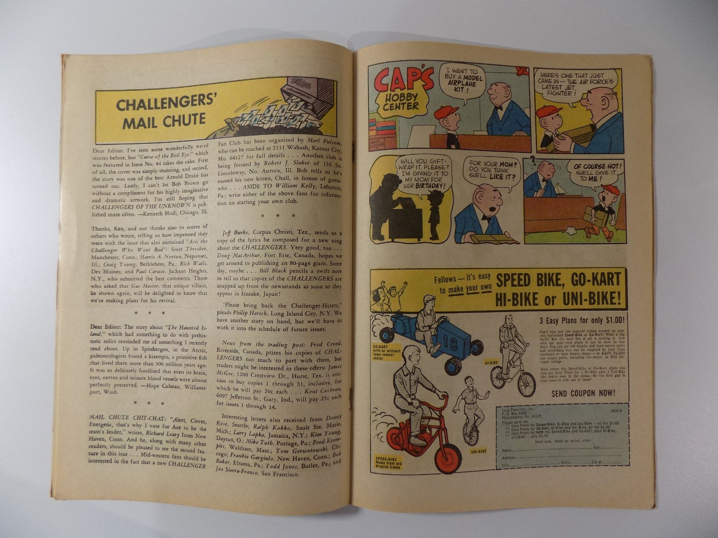 Challengers of the Unknown #46 DC Comic November 1965 Fine+
