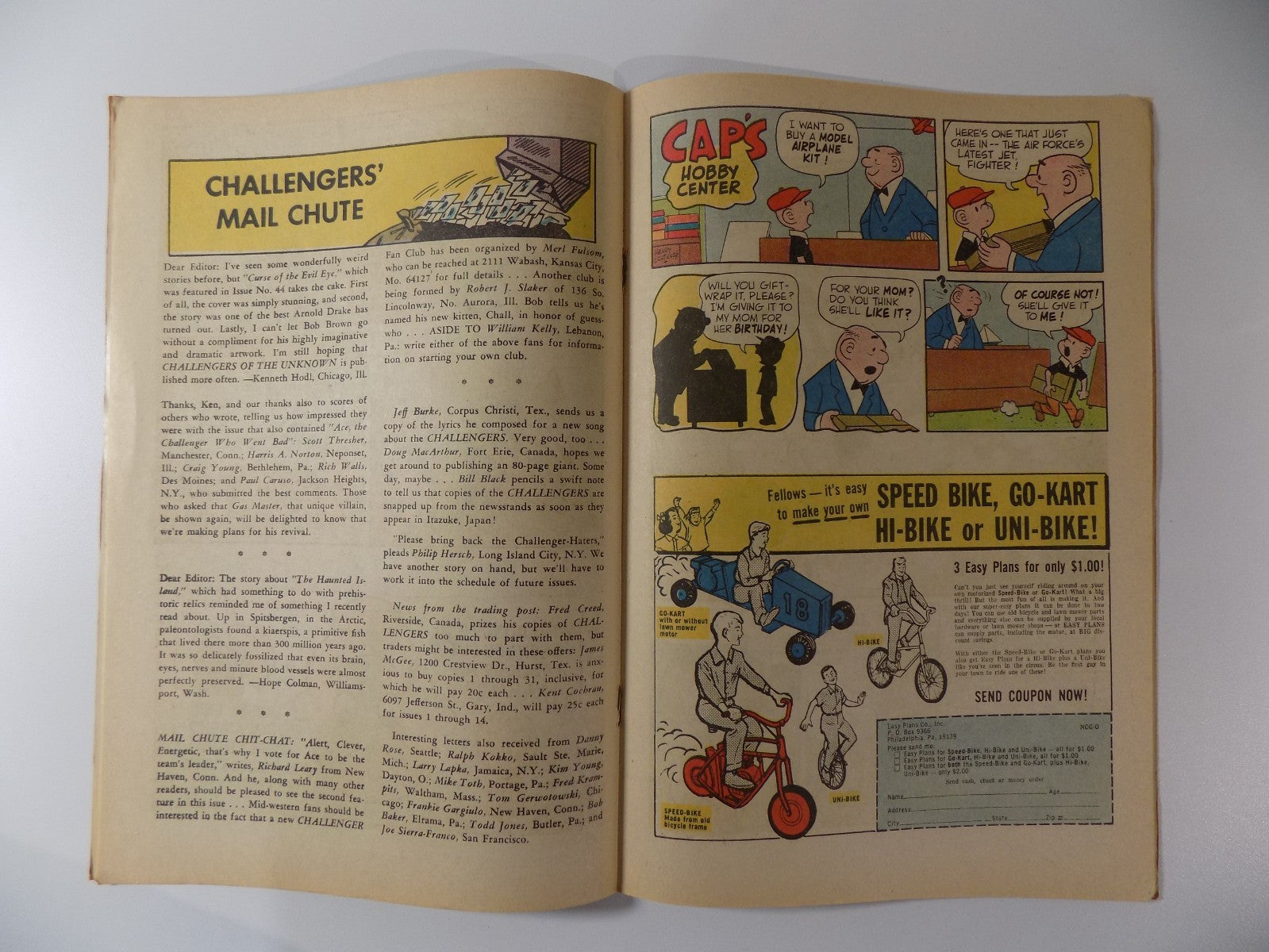 Challengers of the Unknown #46 DC Comic November 1965 Fine+