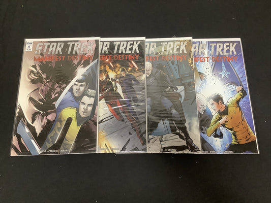 Star Trek: Manifest Destiny #1-4 complete comic set (2016, IDW)