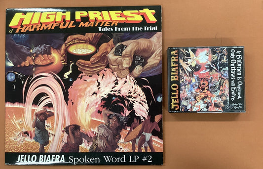 Jello Biafra, Spoken Word, LP + If Evolution Is Outlawed, CD (like New) -JD