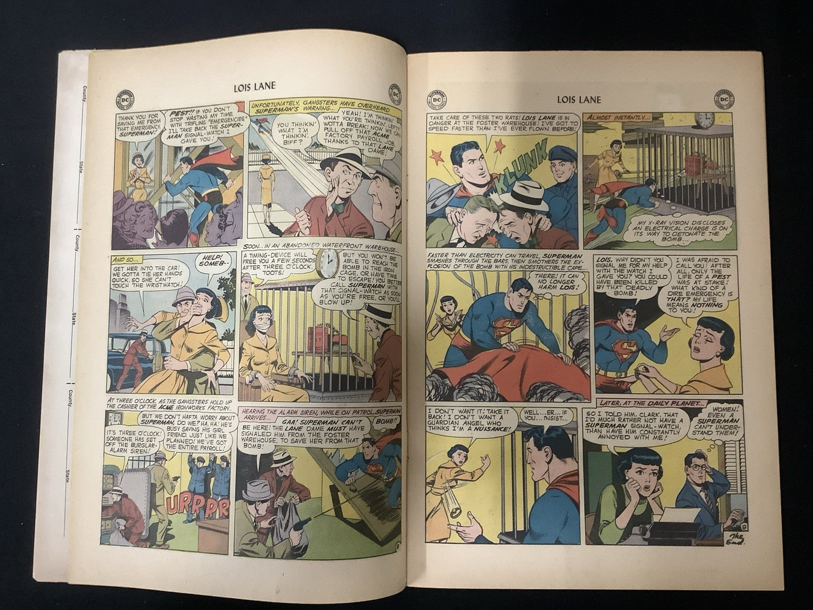 Superman's Girl Friend, Lois Lane #16, VG/F (5.0) Cover Detached Lower Staple