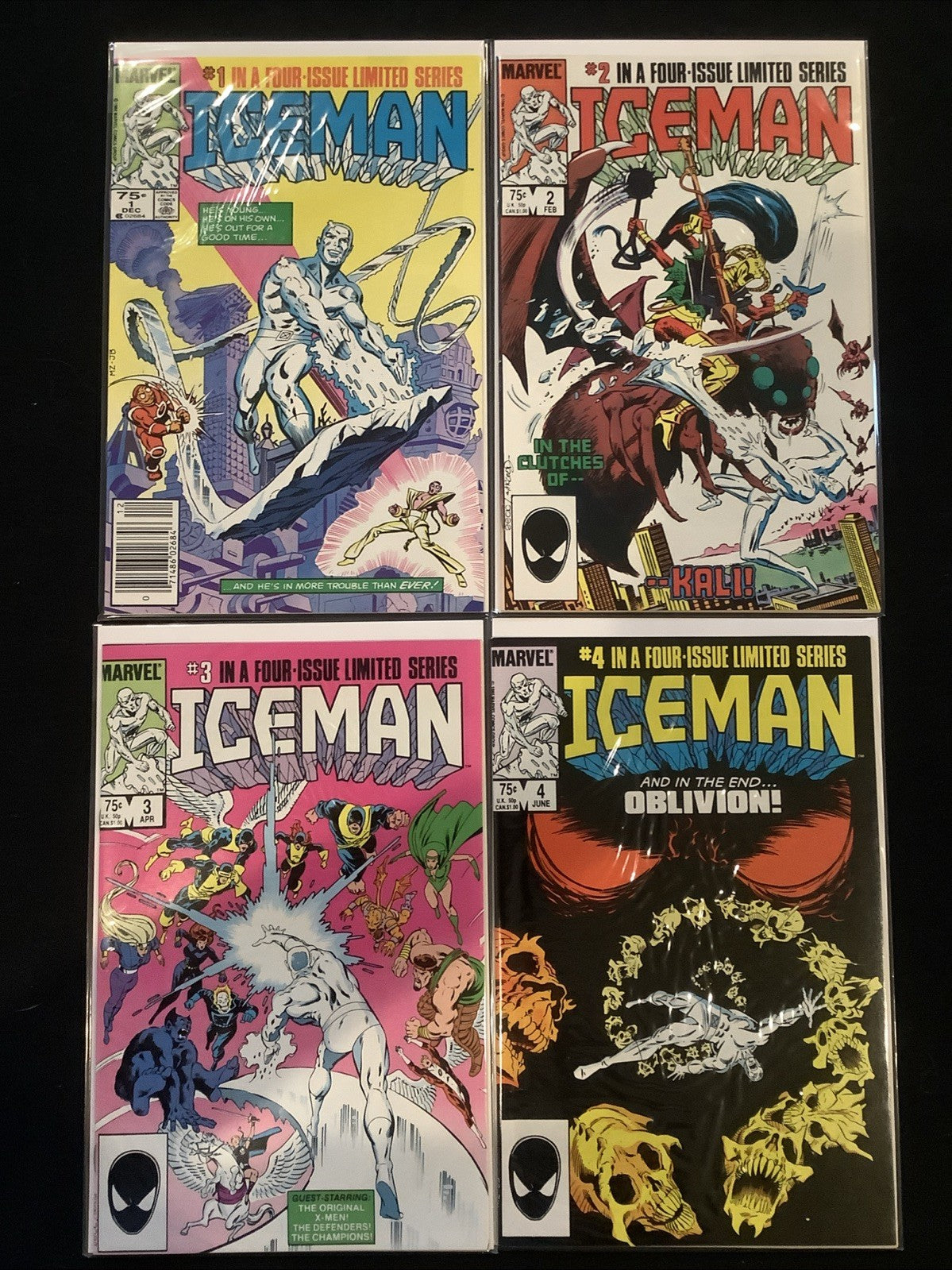 Marvel Limited Series Bundle: Falcon, Firestar, Hawkeye, Iceman, 16 Comics Total